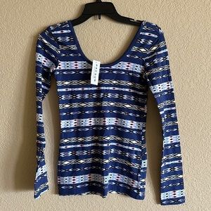 NWT PacSun Nollie Blue Top Size Small